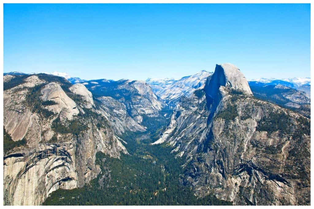 The view from Glacier Point. The abundant photo opportunities alone are worth visiting Yosemite for. 