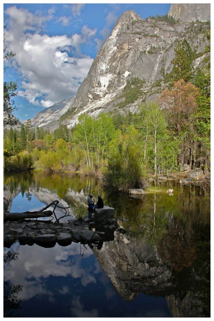 Mirror Pond is a popular location for photographers. The abundant photo opportunities help make Yosemite worth visiting. 