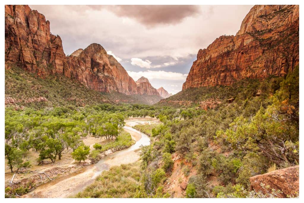 The beauty of Zion Canyon earn it a spot as one of the best national parks in the west. 