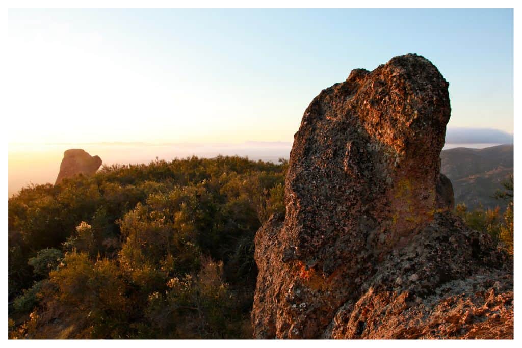 Beautiful views and unique rock formations make hiking the High Peaks one of the best things to do in Pinnacles National Park. 