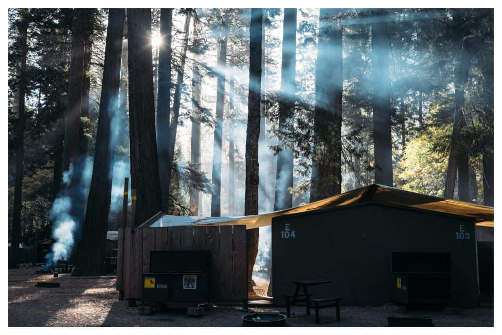 Housekeeping Camp is a family friendly option for lodging in Yosemite. 